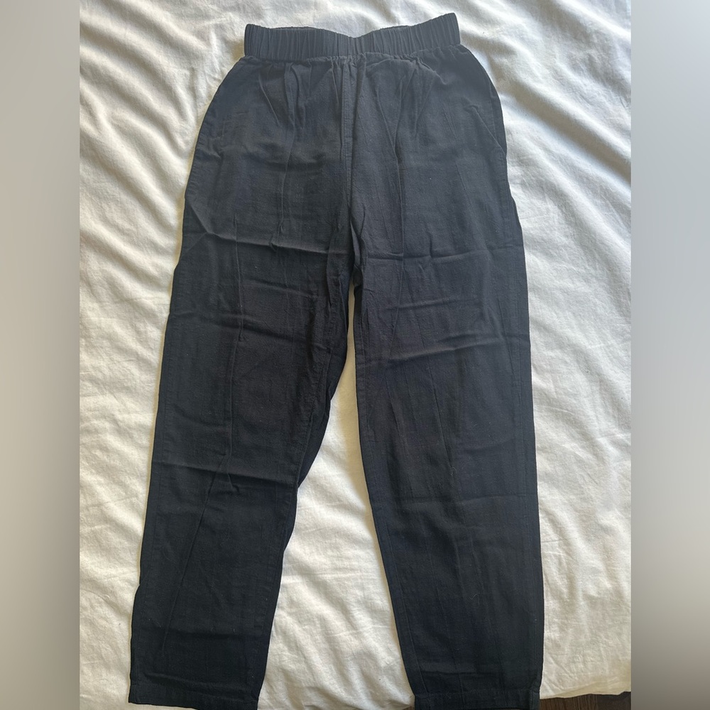SHEIN Black Casual Pants